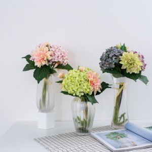 Гореща продажба Красива романтична сватбена маса украса булчински букет изкуствена копринена цвете