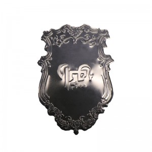 Метал златен анодизиран персонализиран алуминиев парфюм стикер