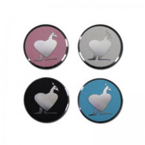 Потребителски златни гравирани 3D алуминиеви релефни метални лого лого за чанта