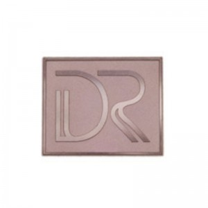 Потребителски златни гравирани 3D алуминиеви релефни метални лого лого за чанта