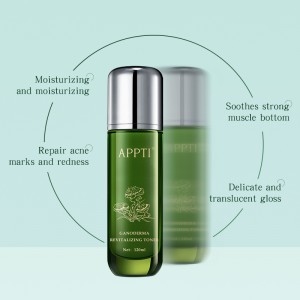 OEM NODM естествен органичен ганодерма тонер кожа за избелване на хидратиране на ганодерма Lucidum Извличане на съживяване на есенция в...