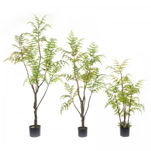 Гореща продажба Реалистичен хлорофитум комоску дървото изкуствено растение изкуствено дърво място фирма