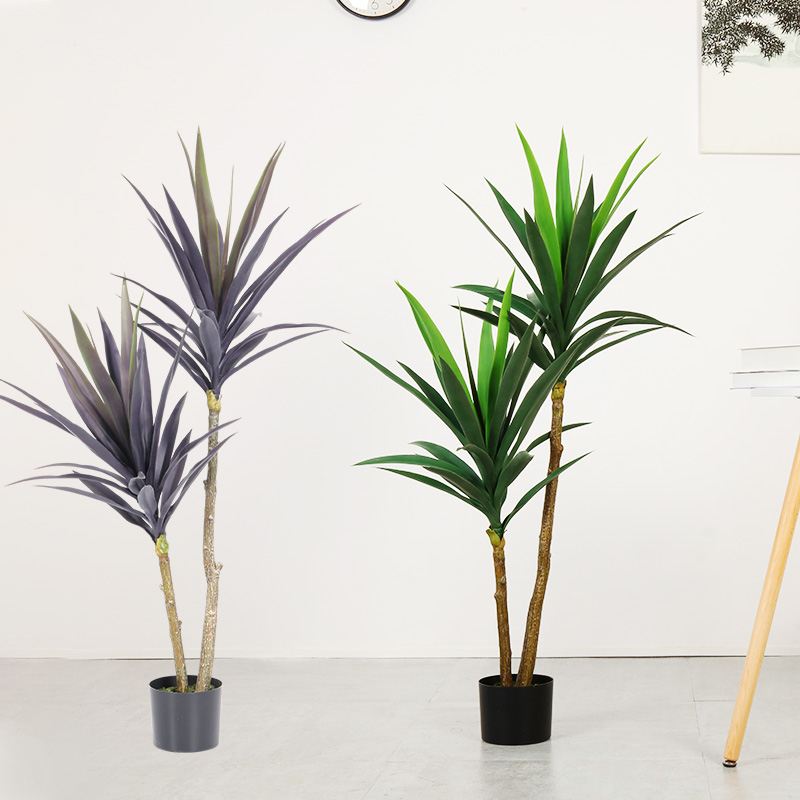 Начало Декорация Изкуствено растение пластмасово палмово дърво с високо качество