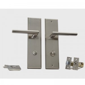 6201 дълъг комплект за заключване на вратата на вратата, модерен висококачествен комплекти за дръжка с цинкова сплав за входната в...