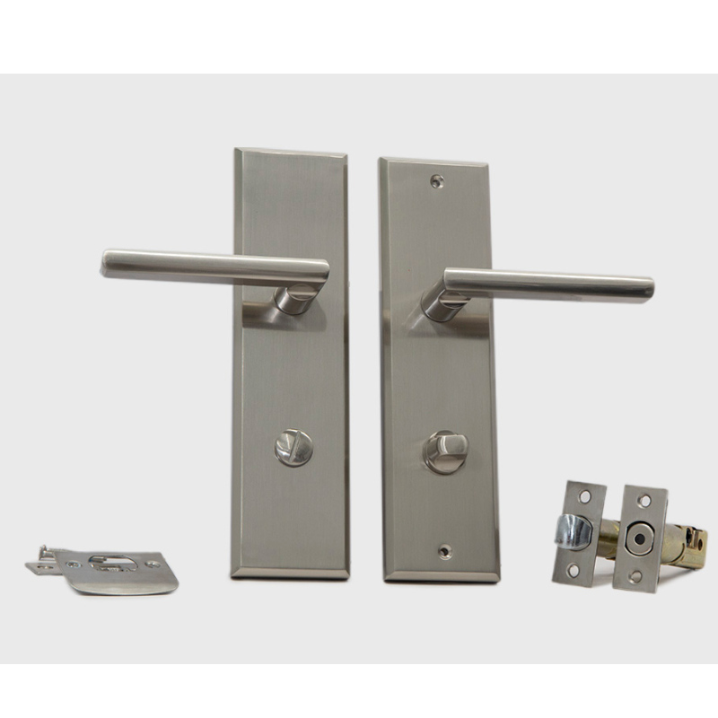 6201 дълъг комплект за заключване на вратата на вратата, модерен висококачествен комплекти за дръжка с цинкова сплав за входната в...