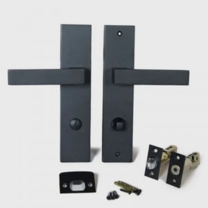 6203 Модерна цинкова сплав входна дръжка на вратата Заключване на дръжката за влизане на комплекти входна врата комплект