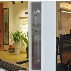 8005 Модерна хардуерна дръжка на входната врата на входната врата и комплект за мъртъв болт