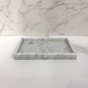 Търговия на едро реална мраморна баня аксесоари тоалетна четка държач