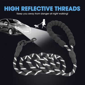 Amazon Гореща продажба Тежки мито Силно катерене найлоновото въже отразяващо куче каишка домашен любимец