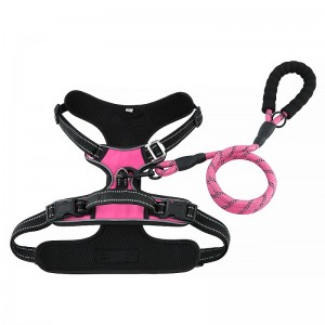 Потребителска жилетка за кучета отразяваща найлонова голяма ключалка реверсивно куче с каишка