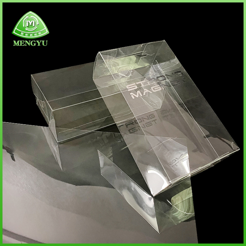 Високо прозрачен лист за домашни любимци пластмасов филм полиестер филм пластмасова сгъваема кутия spacernhgh температура устойчивост