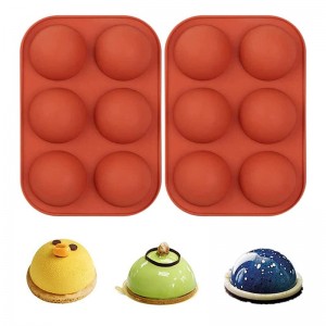 Полукръвна форма силиконова форма, печене на мухъл