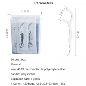 50 избират частен етикет високо качество зъболекарски кутия перорална хигиена индивидуално опаковано пакетирана клечка за зъби ...
