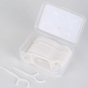 Частен етикет Биоразградима клечка за зъби за еднократна бамбук въглен въглен \\\\ t