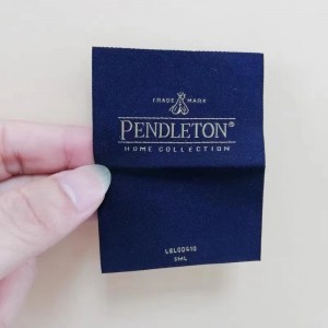 Персонализирана яка етикет за перални етикети етикет етикет по поръчка, направено облекло лак кърпа етикет по поръчка, направен ...