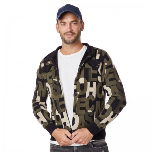 Петна стил палто за мъже, акумулаторна батерия, отопляема козина