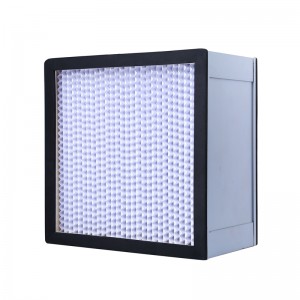 H13 Хартие на висок капацитет Hepa въздушен филтър HVAC за чиста стая