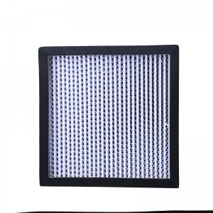 H13 Хартие на висок капацитет Hepa въздушен филтър HVAC за чиста стая