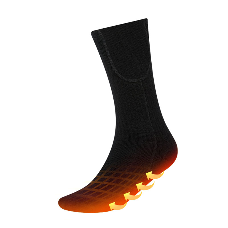 Популярни отопляеми чорапи за мъже жени, акумулаторни електрически батерии топлинни чорапи