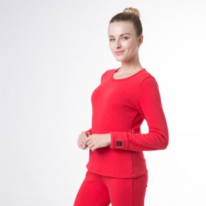 Пълноценно отопление бельо, носеща батерия, отопляема дълго бельо за затопляне на тялото