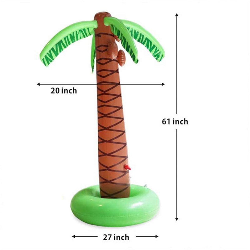 Надуваема играчка за кокосови дървета, външна флоара за плажа