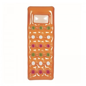 Въздушен диван PVC Lounge стол за плуване, плаващ 18 дупки на открито матрак