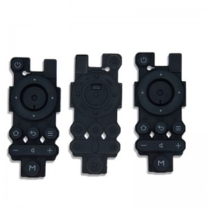 OEM отпечатано лого силикон персонализиран силиконов бутон гума клавиатура за дистанционно управление на телевизия за дистанцио...