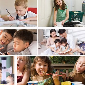 Фабрика гореща продажба цветна мини 135 минути пластмасов пясъчен таймер засмукване чаша часовник