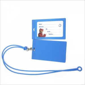 Фабрика на едро силиконова лична карта притежател на значка ИМ ИМЕ КАРТА Притежател на маркер с ясен акрилен прозорец