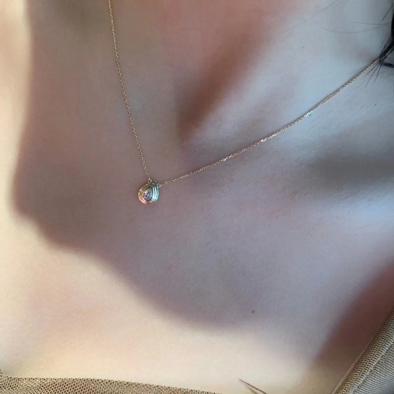 Tuochen Jewelry Waterdrop, висулка за принцеса, 18k/14k/10k жълто злато с бижута с диамантно колие