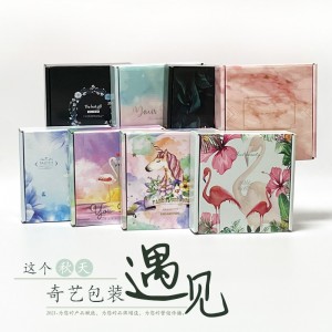 Петна цветна кутия самолет инча риза дрехи картонена кутия тениска дрехи опаковка кутия гофрирана кутия за самолети дрехи цвят п...