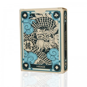 Карта за изрязване на цветя персонализиран производител магическо шоу Игрална карта немска черна основна хартия отворен вентил...