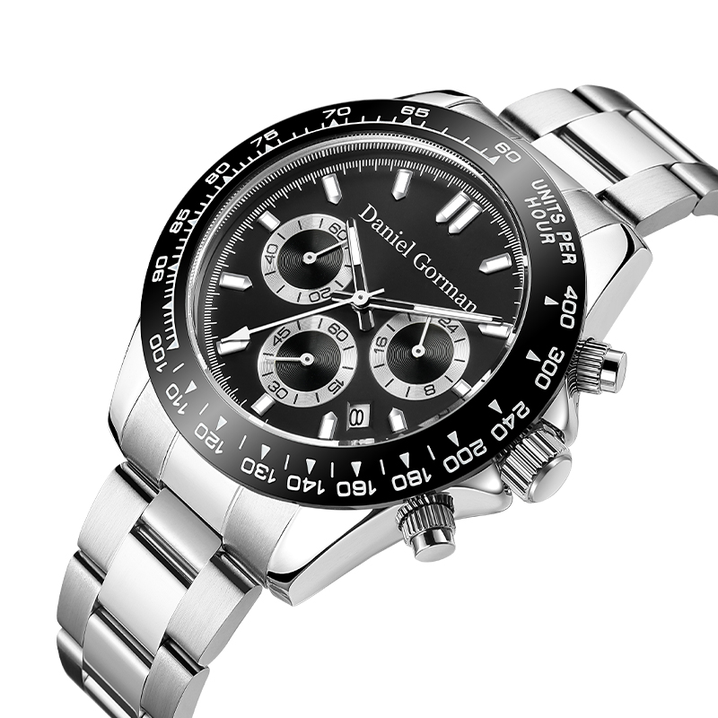 Daniel Gorman марка едро с каишка луксозни мъжки часовници светещи 30 м водоустойчив хронограф кварта