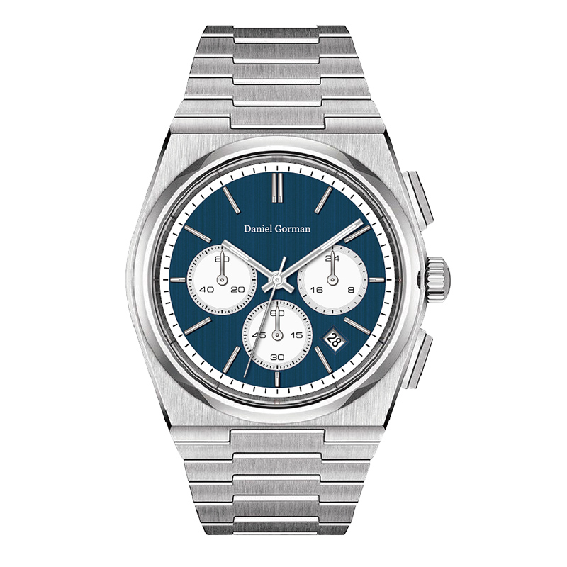 часовници мъже китка от неръждаема стомана многофункционален кварц часовник DG9004