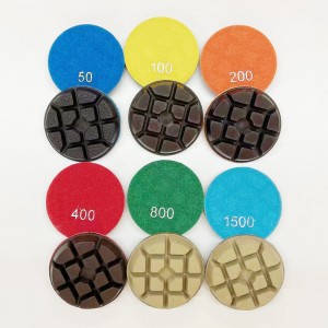 Бетонна смола шлифовъчна диска 400#/concrete смола с подложка#/diamond смола шлифовъчен диск