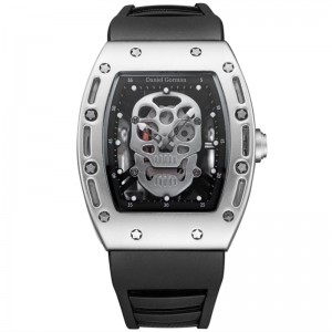 Кварцният часовник на черепа за череп Daniel Gorman Go11 Creative Dial Гледайте за мъже часовник Gold Life Waterproof Men \\\\ \'Sports Style