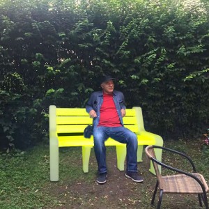 LED светещи паркови пейки завън, PE пластмасова градинска пейка, консерватория, вътрешен двор, трева или градинска седалка, може да ...