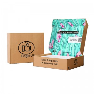 Персонализирано качество на самолетна кутия двустранно цветен печат опаковка Flip Box Бижута Кутия за самолет