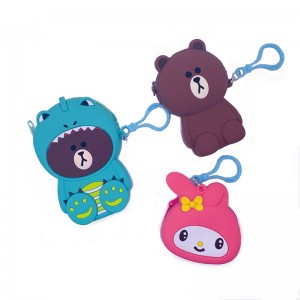 Сладки и малки герои от картонени символи силиконови емайлови чанти за деца