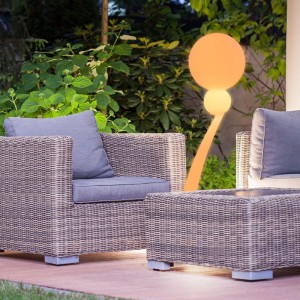 LED водоустойчиви ландшафтни светлини за декорация на градина на открито, цветен променлив RGB LED стоящи лампи за коледна декорация ...