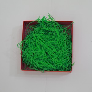 На едро висококачествена декоративна рафия нарязана кутия за пълнене на раздробена хартия за подаръчна кутия Филе крафт опаковк...