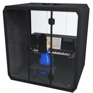 Подвижен звуков офис телефонна кабина на телефонна кабина Офис срещи шушулки Бързо сглобена звукова кабина