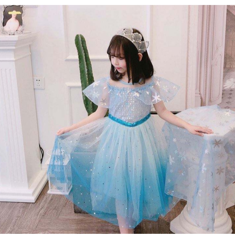 Baige Cosplay Party Ress Up Belle Princess Girls Dress Costume Princess Elsa Anna Halloween Fairy Kids Fancy Dress BX1683
