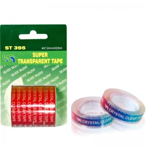 Персонализирана кристално чиста канцеларски лепилна лента за уплътняване на лента за опаковане