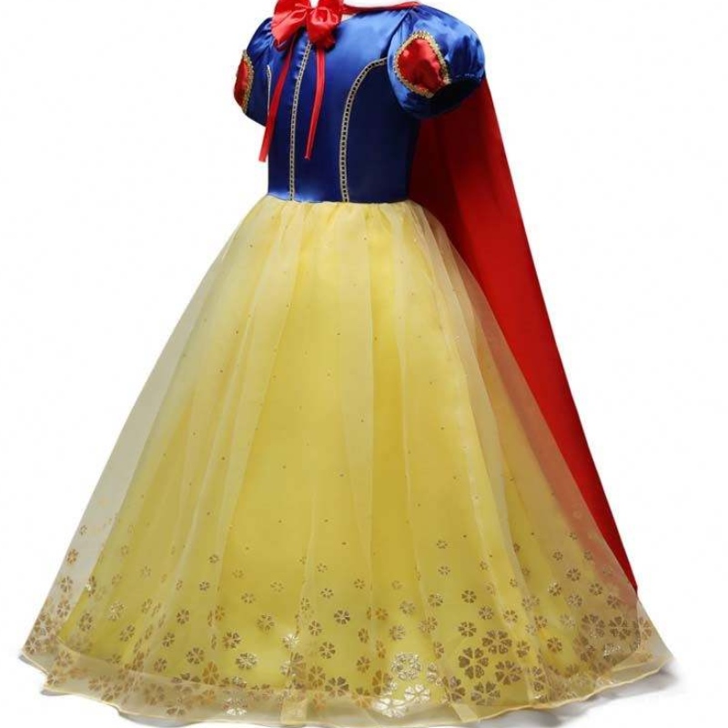 Костюми Лято деца момиче принцеса бутер ръкав Снежанка костюм рокля HCSW-002