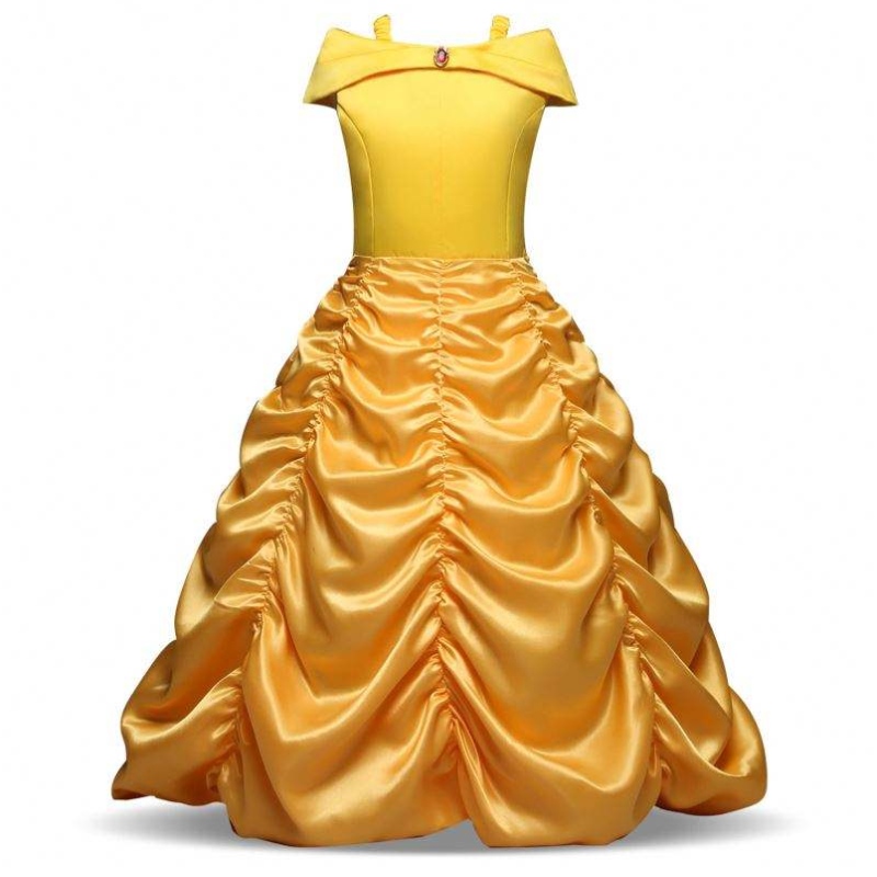 Baige New Arrival Bella Princess Girl Ress Children Costumes облекла SMR012