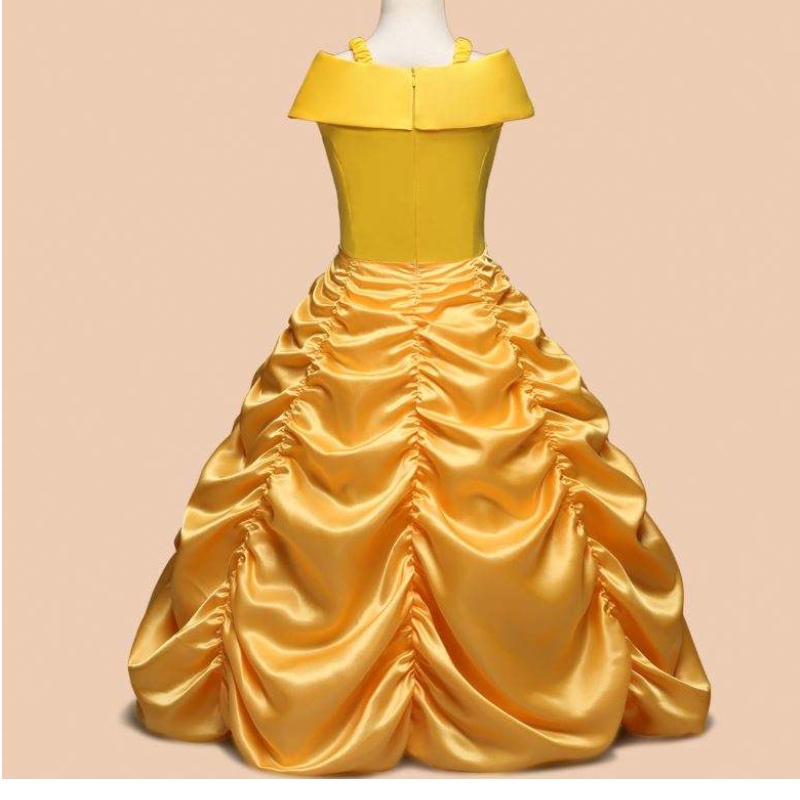 Baige New Arrival Bella Princess Girl Ress Children Costumes облекла SMR012