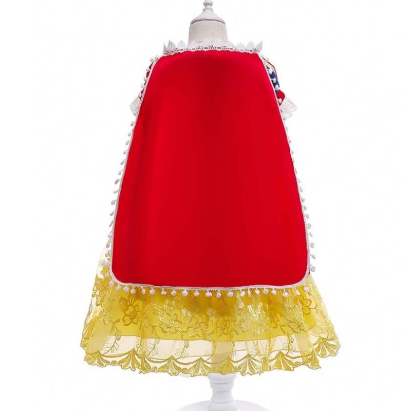 2021 Fancy Girl Princess Dress Halloween и Christmas Snow White Cosplay Fancy Dress BX0622