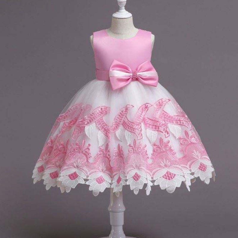 Baige Smocked Children Clothing Kids Frock Designs Парти носете рокля новородени бебешки дрехи момичета