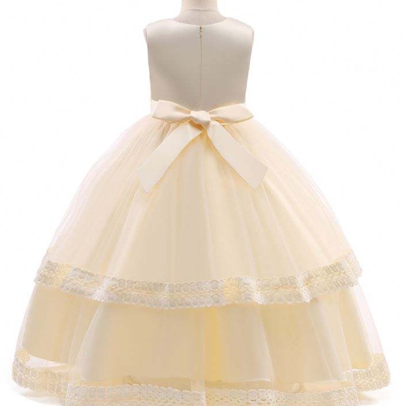 Baige Flower Girl Frock Designs 4-15 години тийнейджър